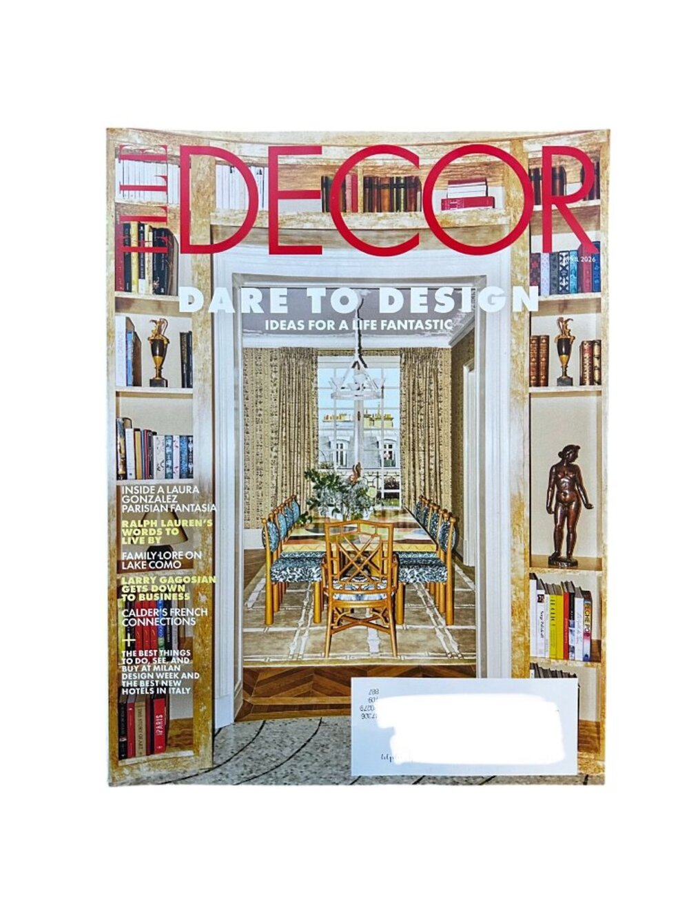 Elle Decor Magazine April 2026 Dare to Design Ideas for a Life Fantastic